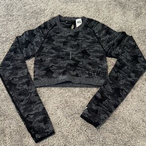 🖤 Gymshark Cropped Camo Top 🖤